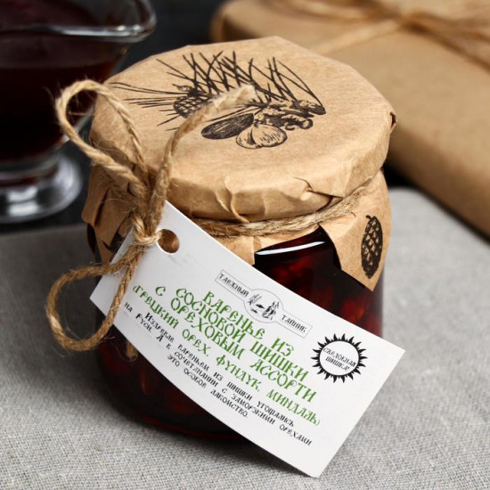 Варенье из сосновой шишки с ореховым ассорти «Таёжный тайник»