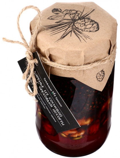 Варенье из сосновой шишки с ореховым ассорти