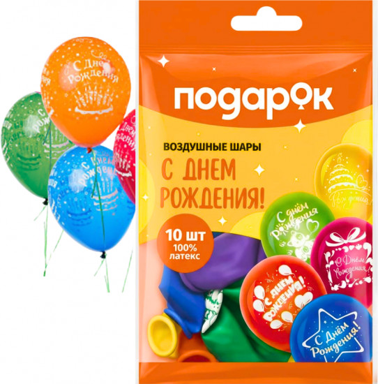 Набор воздушных шаров «С Днем Рождения!»