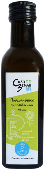 Масло подсолнечное нерафинированное сыродавленное