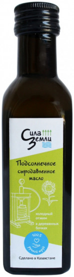 Масло подсолнечное нерафинированное сыродавленное
