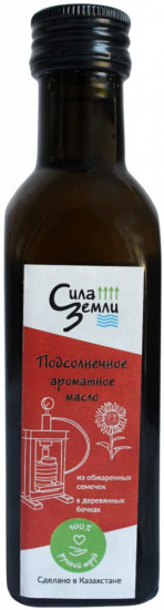 Масло подсолнечное ароматное нерафинированное