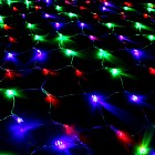 Гирлянда «Сетка», 1,2х1,1 м, LED-144-220V, красный-зеленый/красный-синий