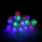 Гирлянда «Метраж», 5 м с насадкой «Ежики цветные», LED-20-220V, мультицвет