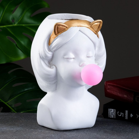 Горшок «Девочка с жвачкой»