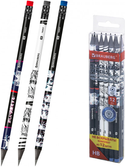 Набор чернографитных карандашей