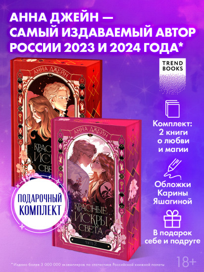 Комплект «Красные искры света». Части 1 и 2