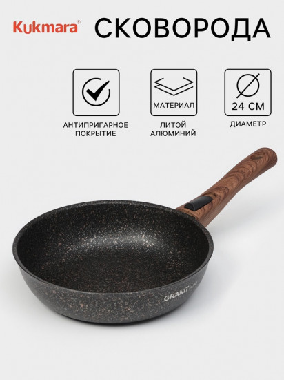 Сковорода со съёмной ручкой «Granit ultra original»