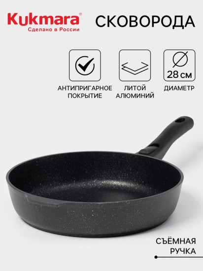 Сковорода со съёмной ручкой