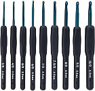 Набор крючков для вязания с силиконовой ручкой