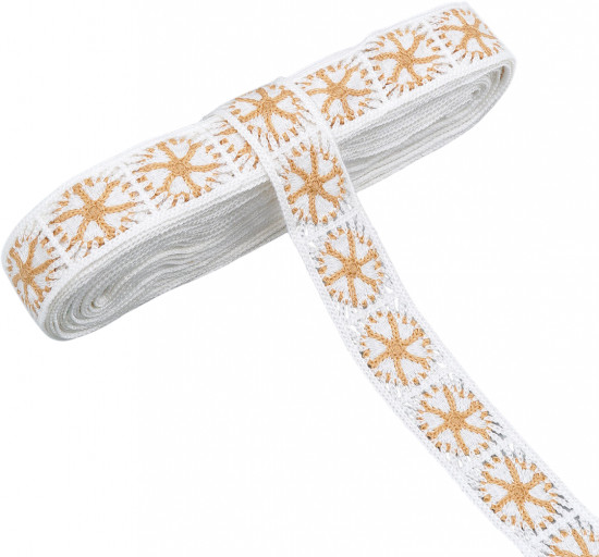 Тесьма вязаная «Бабушкин квадрат»