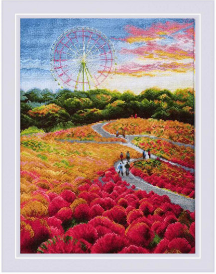 Набор для вышивания «Парк Хитачи»
