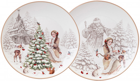 Набор тарелок «Морозко»