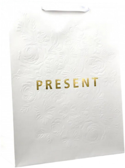 Пакет ламинированный вертикальный «Present»