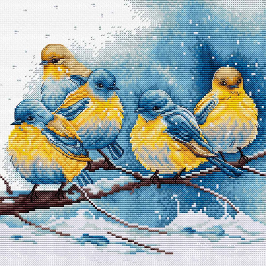 Набор для вышивания «Птицы. Восточные Сиалии»