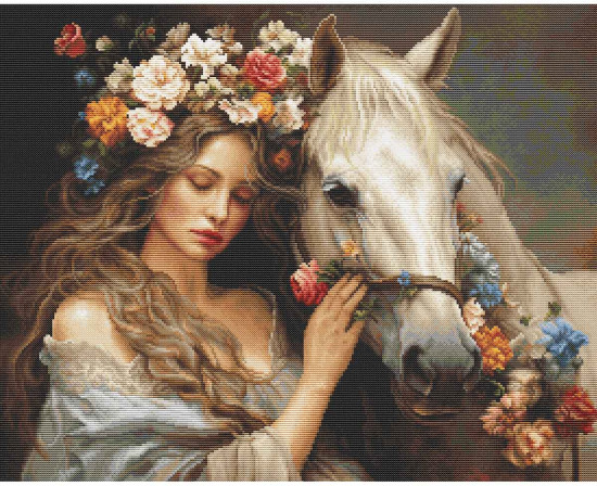 Набор для вышивания гобеленовым стежком «Цветочная фея»