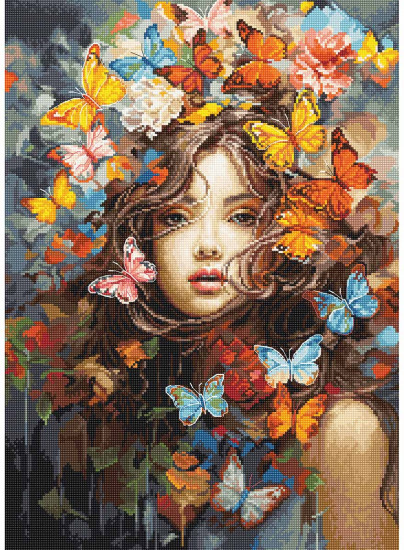 Набор для вышивания «Бабочки магия»