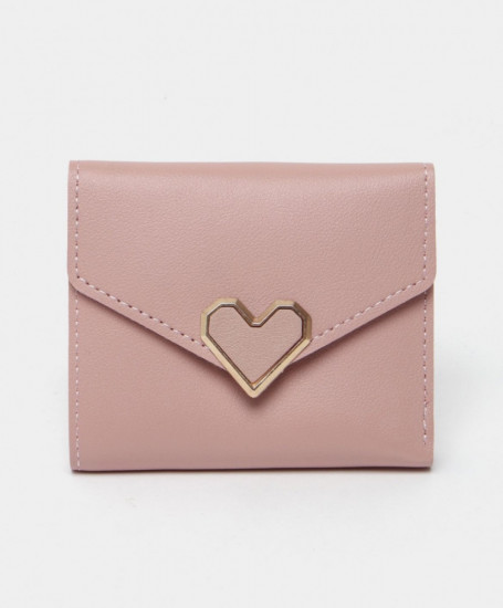 Мини-кошелёк с застёжкой в форме сердца
