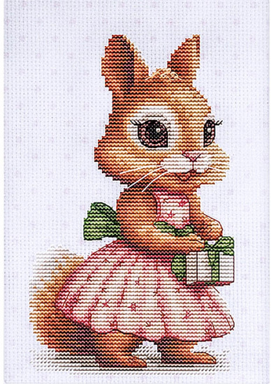 Набор для вышивания «Подарок белки»