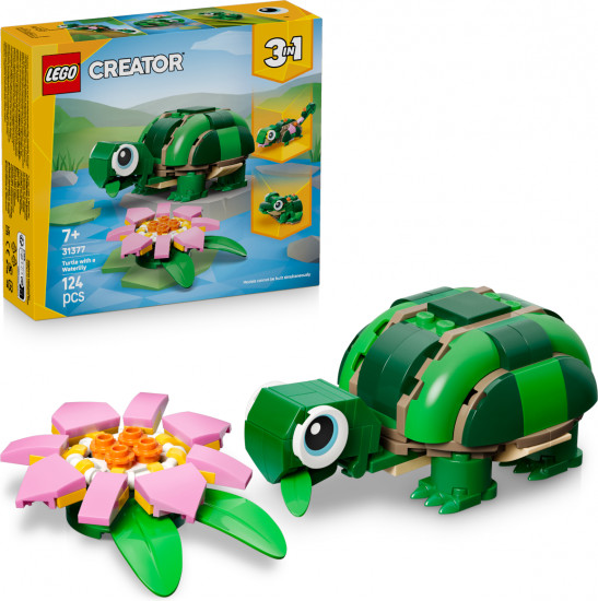 Конструктор LEGO® 31377 Черепаха с кувшинкой 3 в 1