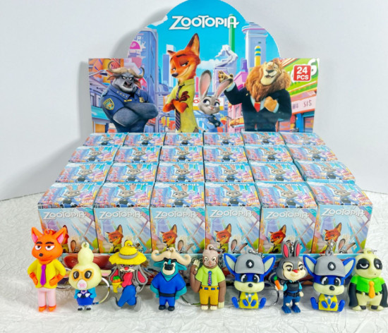 Подарочный набор брелков «Зверополис»