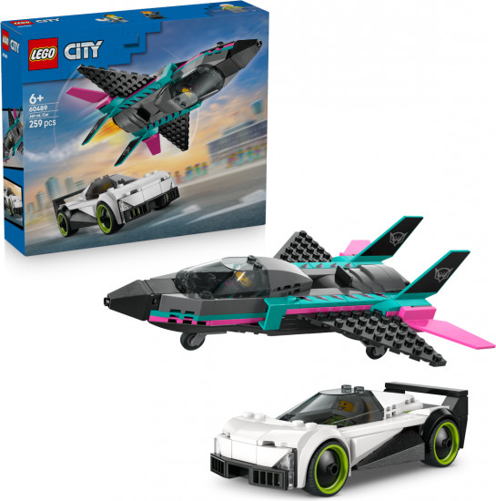 Конструктор LEGO® 60489 Самолет против автомобиля