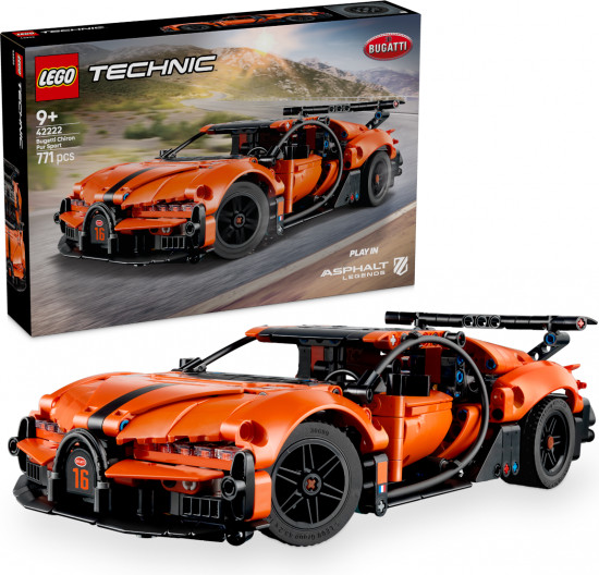 Конструктор LEGO® 42222 Гиперкар Bugatti Chiron Pur Sport