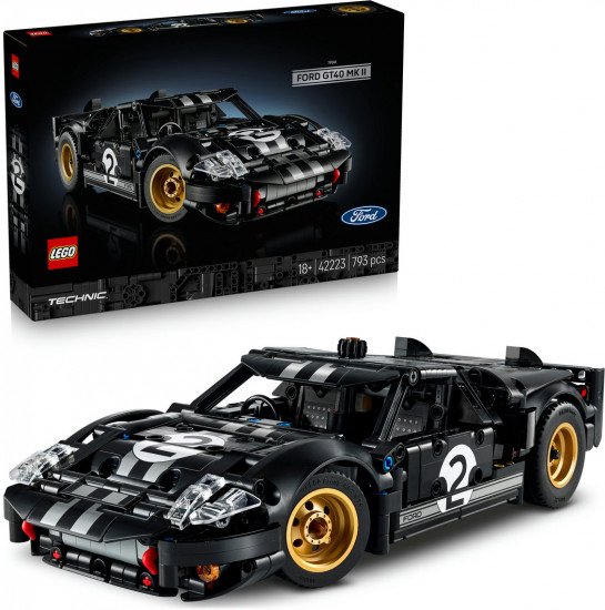 Конструктор LEGO® 42223 Гоночный автомобиль Ford GT40 MKII 1966 г