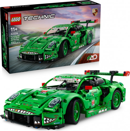 Конструктор LEGO® 42224 Гоночный автомобиль Porsche 911 GT3 R Rexy AO Racing