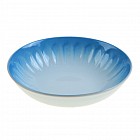 Тарелка суповая «Изобилие», голубая