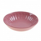 Тарелка суповая «Изобилие», розовая