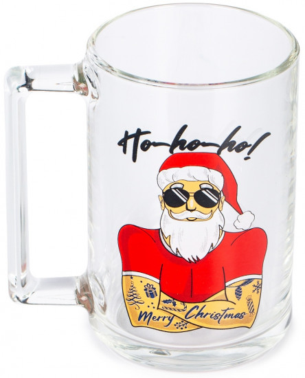 Кружка «Фитнес. Хипстер Дед Мороз»