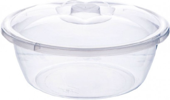 Миска круглая с крышкой