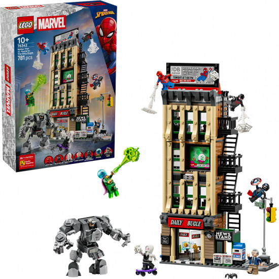 Конструктор LEGO® 76342 «Дейли Бьюгл»: Человек-паук против Мистерио