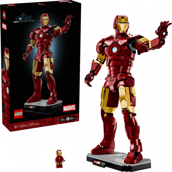 Конструктор LEGO® 76344 Железный человек Марк 3: коллекционное издание