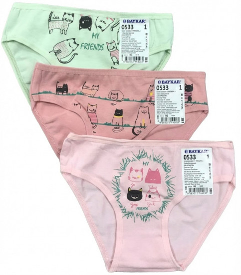 Трусы-слипы для девочек комплект