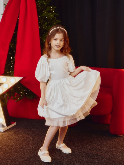 Платье нарядное для девочек с рукавами