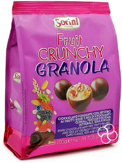 Конфеты шоколадные «Fruit Crunchy Granola»