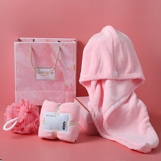 Банный подарочный набор «Чалма, мочалка, полотенце»