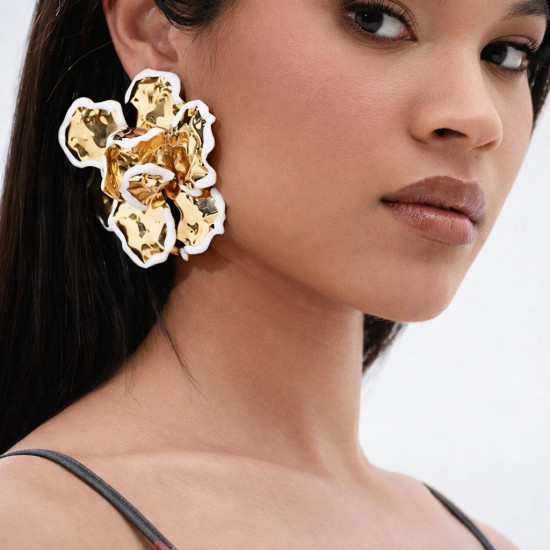 Серьги «Цветок орхидеи»