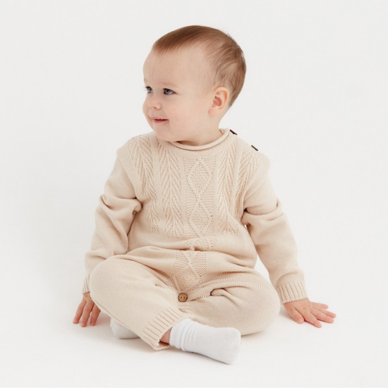 Комбинезон детский вязаный 