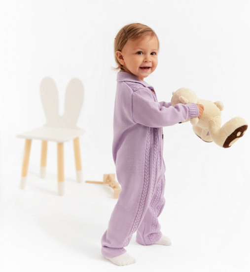 Комбинезон детский вязаный 