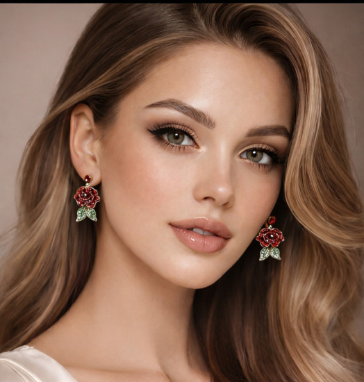 Серьги «Роза»