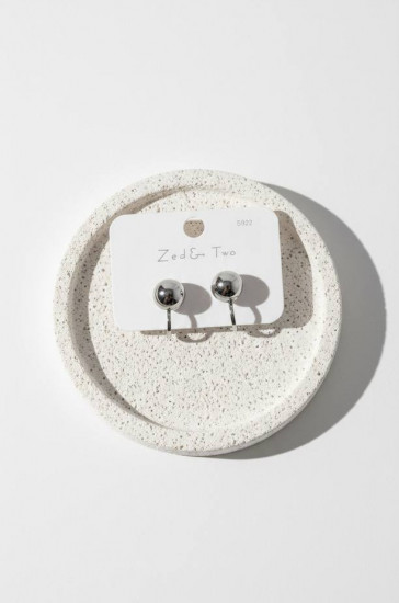 Серьги-клипсы серебряные большие