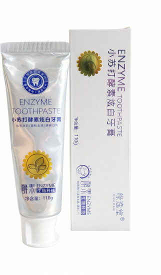 Энзимная зубная паста для мягкого отбеливания