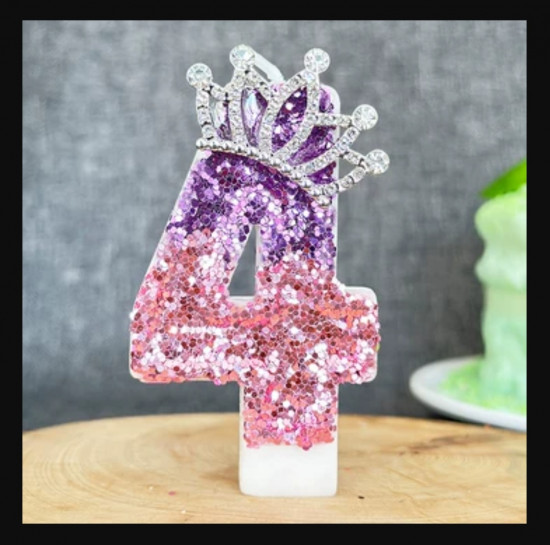 Свеча для торта цифра 4