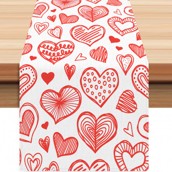 Дорожка на стол «Сердце»