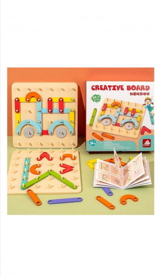 Геоборд конструктор детский «Creative board»