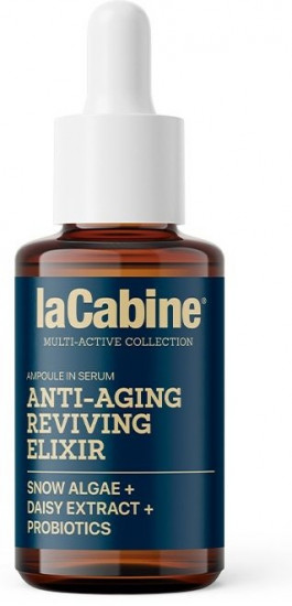 Сыворотка омолаживающая с пробиотиками, свертиамарином и L-карнозином «Anti-Aging Reviving Elixir»