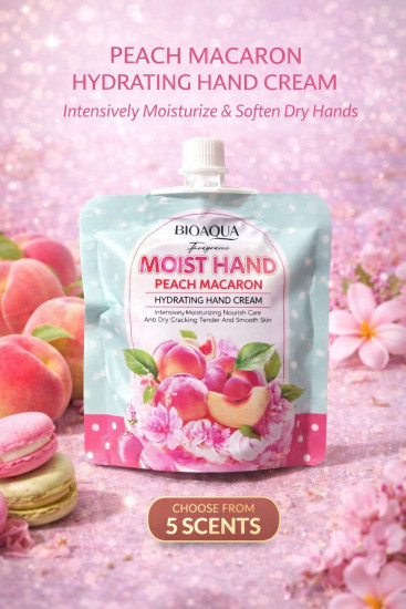 Крем для рук увлажняющий «Moist Hand Peach Macaron»